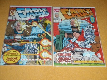 CABLE Blood And Metal 1 i 2 (miniseria) BDB Marvel