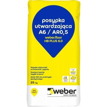 Posypka utwardzająca do betonu WEBER HB 6.0 42 szt