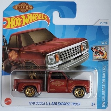 HOT WHEELS 1978 DODGE LIL RED EXPRESS TRUCK