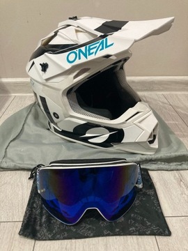 Kask Cross O'Neal + Gogle Raven Edge Magnetic