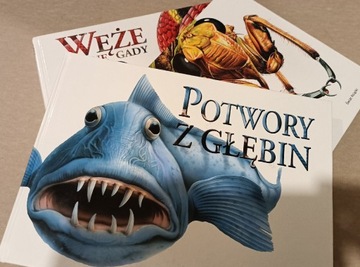 3 x Potwory z głębin Węże i inne gady Robale