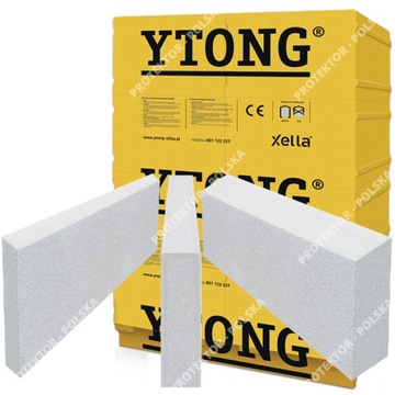 płytka 7,5cm Ytong budowa ściana działowa beton