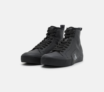 PIĘKNE SNEAKERY TRAMPKI CALVIN KLEIN TRIPLE BLACK