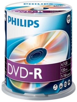Płyta DVD-R 4,7GB Philips, Vakoss, Verbatim i inne