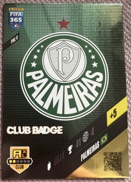 PAL4 Palmeiras Badge karta Panini FIFA 365 2024