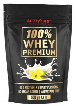 Białko Activlab Whey Premium 500g smak waniliowy