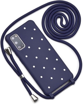 Etui Samsung Galaxy s20 Ultra fiolet z sznurkiem