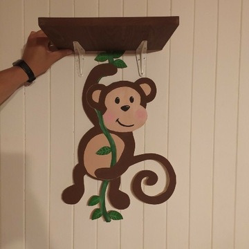 Półka regał szafka małpa małpka dżungla
