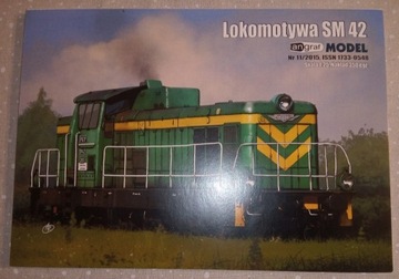 Lokomotywa SM 42 model kartonowy 1/25 Angraf