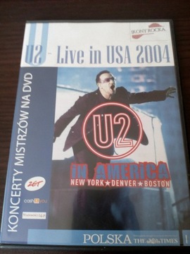 U2 - Live in USA 2004 (NY, Denver, Boston) - DVD
