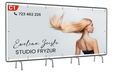 Baner Reklamowy Handel Uroda 150*100cm 450gr m2