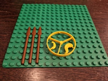 Lego Castle broń włócznia piórko
