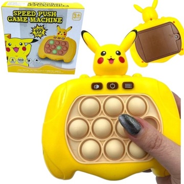 Gra Antystresowa Zręcznościowa Popit Memory Game Elektroniczny pikachu