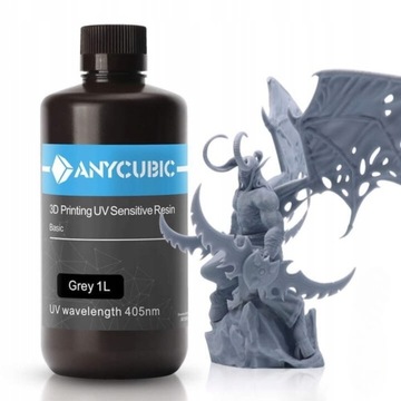 Żywica uv anycubic Grey Gray Szary Szara 1 kg