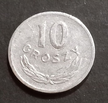 10 groszy z 1971 i 1972 r. Obiegowa 