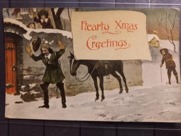 Pocztówka Boże Narodzenie Valentine's Series 1908 