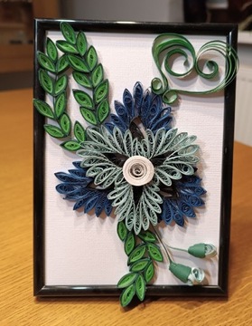 Obraz Quilling, rękodzieło, prezent, dekoracja