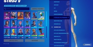 Konto Fortnite 5 SEZON dużo fajnych skinów