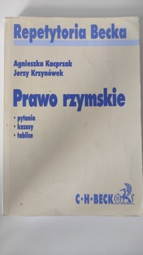 Prawo rzymskie. Pytania, kazusy, tablice, testy