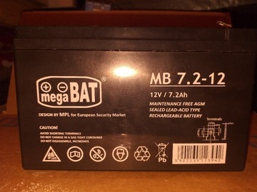 Akumulator MB 12V /7,2 Ah