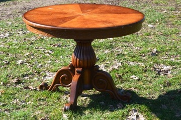 Antyk vintage piękny masywny stół