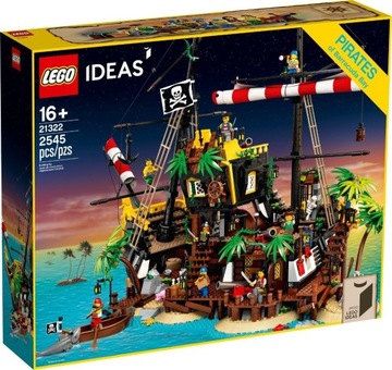 LEGO 21322 Ideas - Piraci z Zatoki Barakud - Nowy