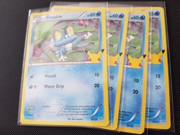 Karta Pokemon 25th McDonald's Froakie 22/25