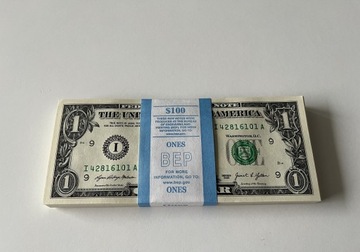 Banknot USA 1 dolar z 2021r. UNC Minnesota