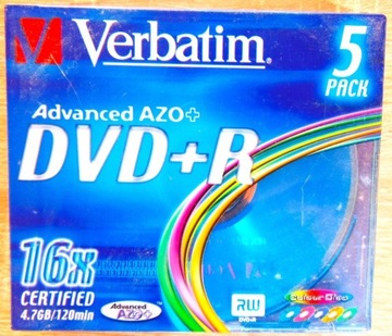 Płyty DVD -DVD + R  - 5szt.