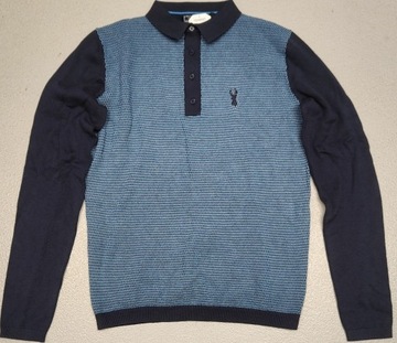 R) NEXT CHŁOPIĘCY SWETER TYPU POLO Roz.164/14L