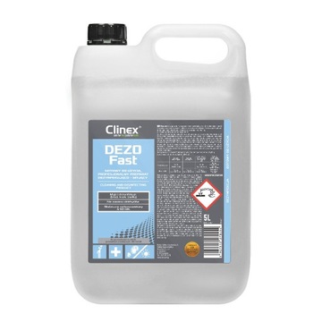 CLINEX DEZOFAST 5L -Preparat dezynfekująco–myjący