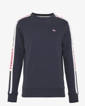 Tommy Jeans BRANDED TAPE CREW - Bluza