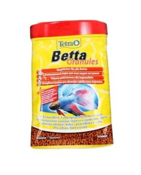 Tetra Betta Granules - pokarm dla bojowników.