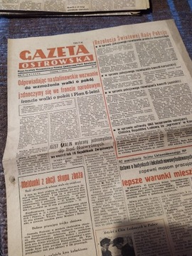 Gazeta Ostrowska 1 marca 1951