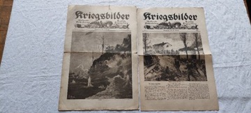 Kriegsbilder (nr 5,7) 1915 -pruska gazeta wojenna