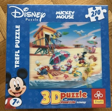 Puzzle 210 Trefl 3D Myszka Mickey unikat 