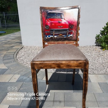 Krzesła PRL lata 60 , drewniane vintage