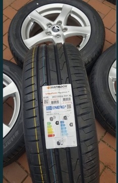 Felgi alu SKODA 5x112+NOWE Hankook205 55 R16 94HXL