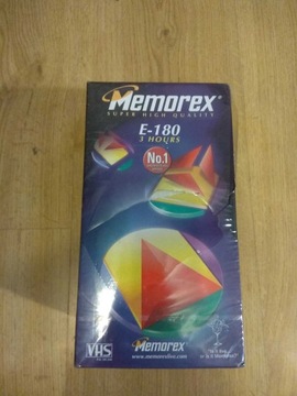 Nowe kasety magnetowidowe VHS 5 szt. Memorex E-180