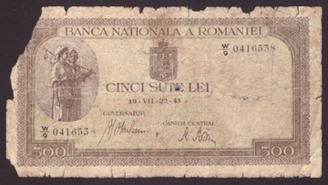 RUMUNIA 500 LEI 1941