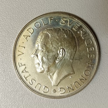 Szwecja 10 koron 1972 r. - srebro