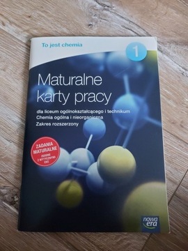 Maturalne karty pracy z chemii 1