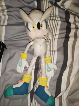 Maskotka pluszak Kellytoy Silver Sonic thehedgehog