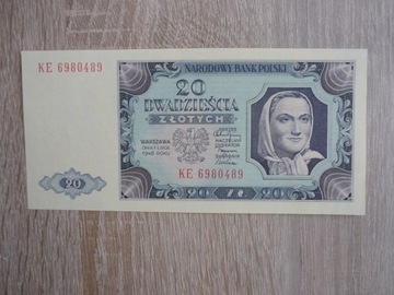 Banknot 20 zł. 1948 r . UNC