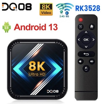 Smart Tv Box DQ08 HDMI Android 13 WIFI 2GB/16GB