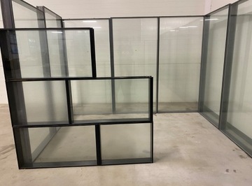 Panel szklany ściany działowe z powłoką 1930x550mm