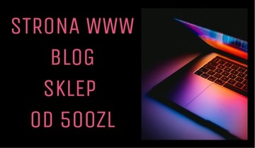 Sklep/Blog /Strona WWW/Wordpress/Shopify  ZA 500ZŁ