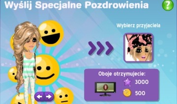 specjalne pozdrowienie MSP MovieStarPlanet