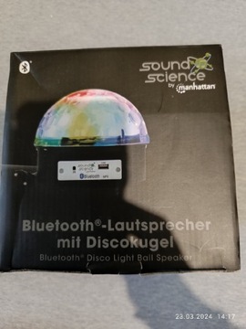 Kula dyskotekowa RGB bluetooth 