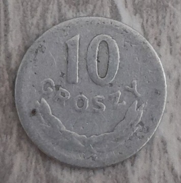 MONETA 10 GROSZY 1949 Z PRL